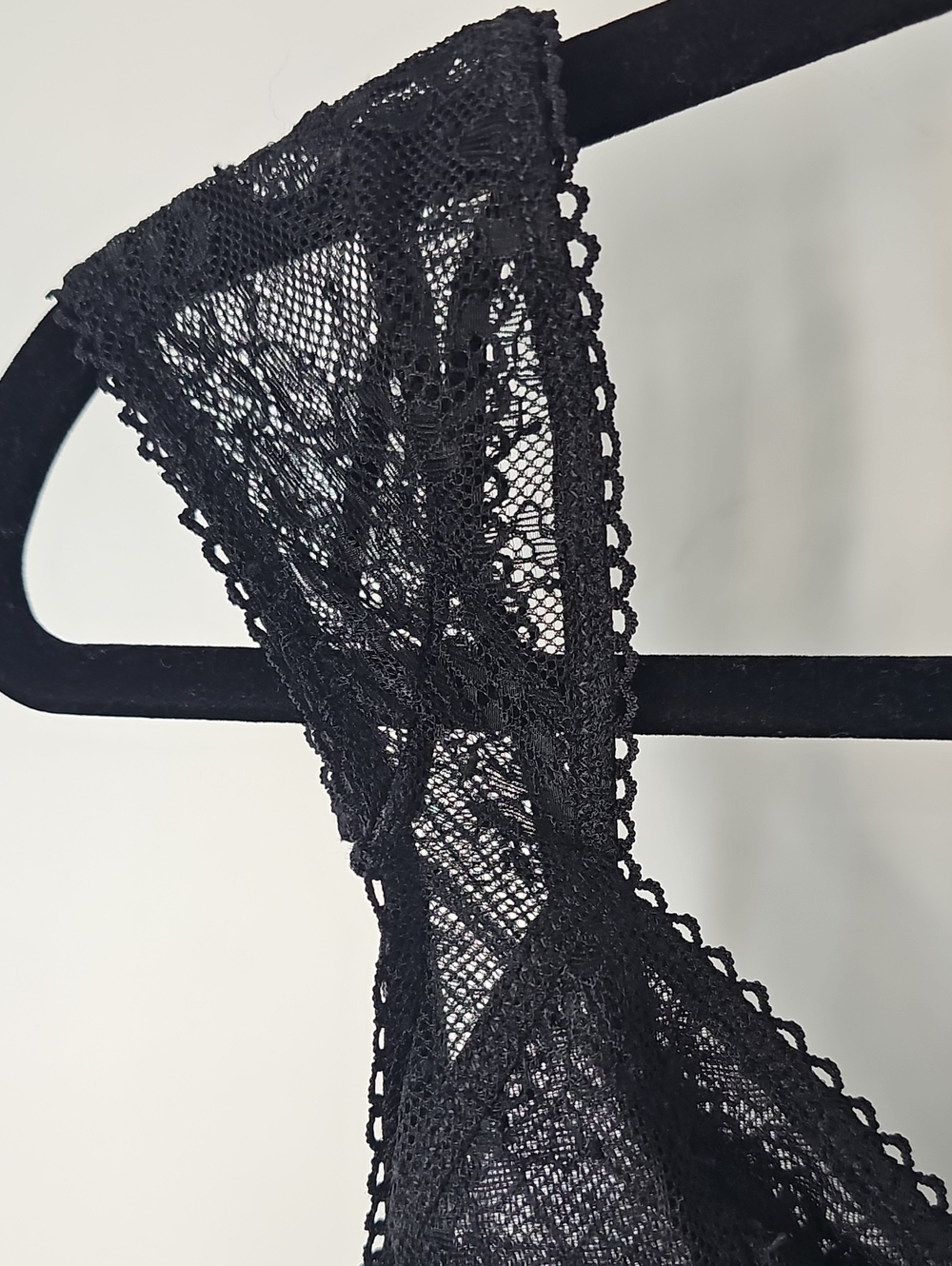 Urban Outfitter Black Sheer Lace Bustier wBoning Thick Straps Sexy Elegant Glam - Picture 4 of 11